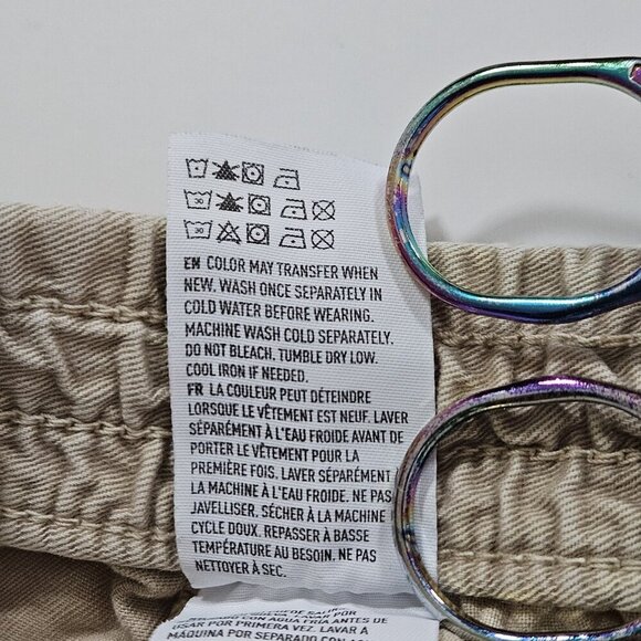 American Eagle Shorts Mens L Beige Cargo Utility Pockets Outdoor Gorpcore Grunge - Picture 12 of 16